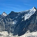 die Fiescherwand und das Finsteraarhorn grüssen zum Eiger herüber