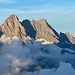 Schreck- und Lauteraarhorn im Abendlicht