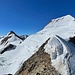 der Mönch liegt vor uns und bald beginnt der Abstieg auf den Gletscher