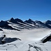 der Walchergrat und die Fiescherhörner  und das Großgrünhorn kommen in Sicht