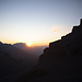 Sonnenuntergang an der Gspaltenhornhütte.