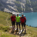 Adi, ich und Sven oberhalb vom Öschinensee.