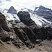 Abbruch des Blüemlisalpgletschers, gesehen auf dem Weg zum Öschinensee.