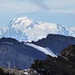 Siehe da, im Westen der Mont Blanc