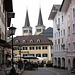 Stadtansicht von Berchtesgaden - Blick auf die Stiftskirche.