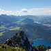 Die geniale Aussicht entschädigt dafür alle Mühen<br />Foto: Goschi