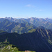 Allgäuer Alpen - Panorama vom Nebelhorn<br /><br />da ist die gesamte Prominenz drauf - vom Hochvogel bis Biberkopf :)