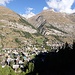Rückblick nach Zermatt von der Findelbachbrücke aus.