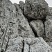 Die Abkletterstelle im Rückblick