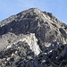 Der Monte del Forno von Süden: Es geht mit einer Kette über das dünne, weisse nach rechts ansteigende Band hoch