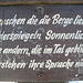 En guete Spruch am Gipfelkreuz Schnippenkopf 1833m