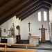 Innenansicht der Muttergottes- und Bruderklausenkapelle auf der Sattelegg