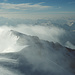 Mont Blanc de Courmayeur, dahinter der Gran Paradiso