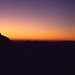 Abendstimmung auf der nun einsamen Zugspitze.