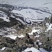 Rückblick aus der Gipfelregion auf das letzte Aufstiegsgelände.