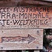 All'uscita del sentiero, poco distante questo cartello....