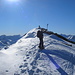 Cyrill - Skistockgriff auf ca. 3020m :-)