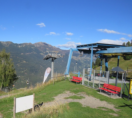 La stazione a monte. Fotos