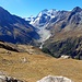 Blick ins Val de Zinal mit dem mittlerweile weit zurückgezogenen Zinalgletschler
