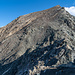 Der steile Geröllanstieg zum Vorgipfel der Pointe du Colerin