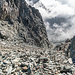 An der Passage de Colerin: Hier führt die Tour de la Bessanese hinunter nach Italien in Richtung Rifugio Gastaldi