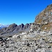 Col de Louvie, au loin le massif du Mont Blanc 