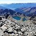 Blick vom Kruckelkopf auf die Wangenitzseen.