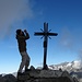 Franz beim Gipfelkreuz