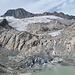 Tiefengletscher und Toteis im Gletschersee