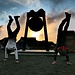 Wer noch einen Handstand macht, ist wohl gut akklimatisiert..