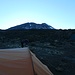 morgendlicher Gruß des Kili