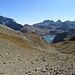 il lago del Vannino dal sentiero che sale al Passo Nefelgiù
