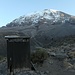 etwas brüchige Toilette mit Aussicht..