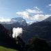 Frisch gewaschen und dampfend