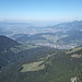 Blick ins Rheintal Richtung Bodensee