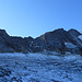 Blick über die gesamte Arête de la Gouille. Der Col de la Gouille befindet sich links aus dem Bild.