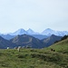 Blick von Chlus in die Berner Alpen.