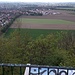 Blick vom Seilbahnberg nach Westen, zum Ort Lengede.