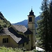 Rückblick auf die Kirche von Campello Monti.