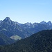 ....auf dem Grat kommen die Tannheimer und Aggenstein ins Bild