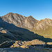 Der heutige Gipfelgrat und der Wiesensattel Col des Randoullards