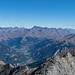 Blick in die Haute Maurienne mit Grande Casse und Gran Paradiso