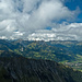 Blick auf Gstaad hinunter