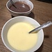 mit warmen Pudding als Nachtisch - lecker!