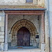 Kirchenportal in Roquefeuil