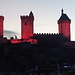 Château de Foix im Abendlicht