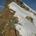 Finale des Hohlaubgrats, kurze Kletterstelle am oberen Ende