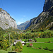 Das Lauterbrunnental lasse ich nun hinter mir.