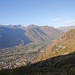 vista sulla valle dall'Alpe di Lut
