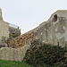 Sicht auf den Teil der Ruine, welcher fertig renoviert ist.